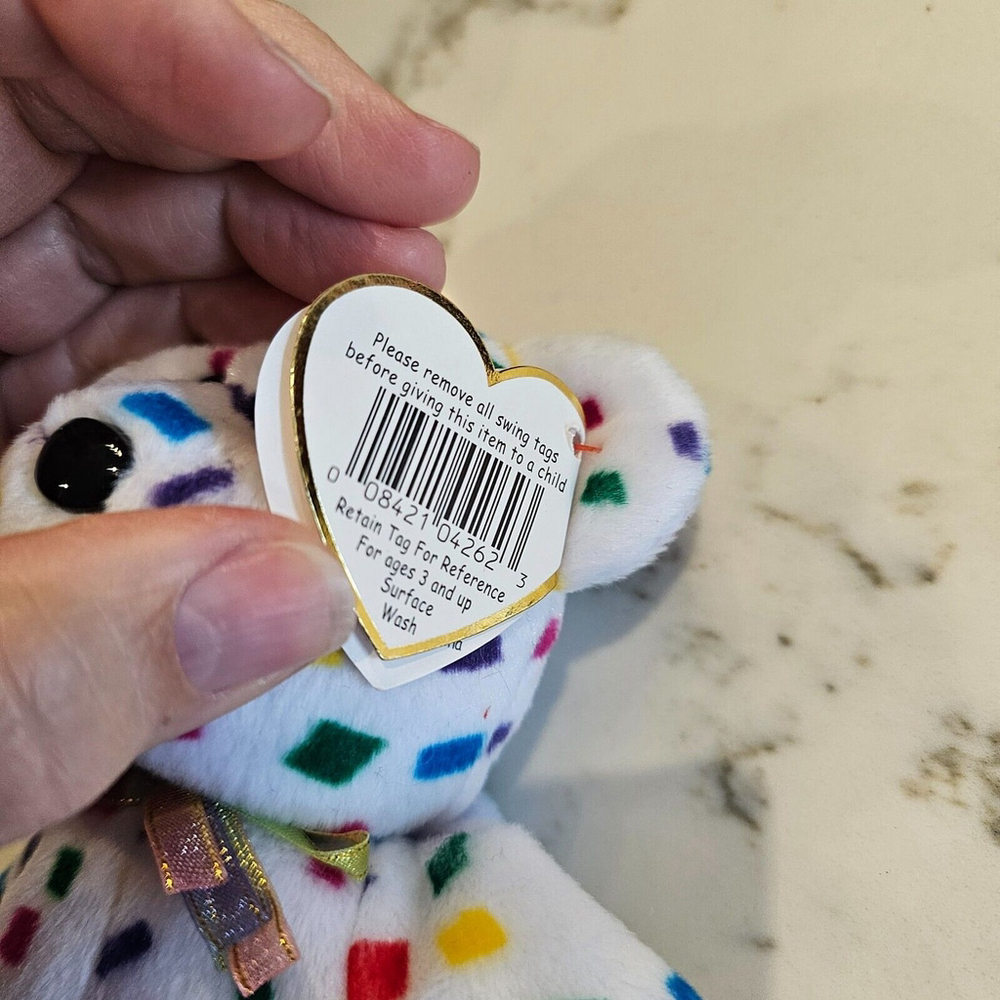 TY 2K The Bear TY beanie baby - Picture 4 of 10
